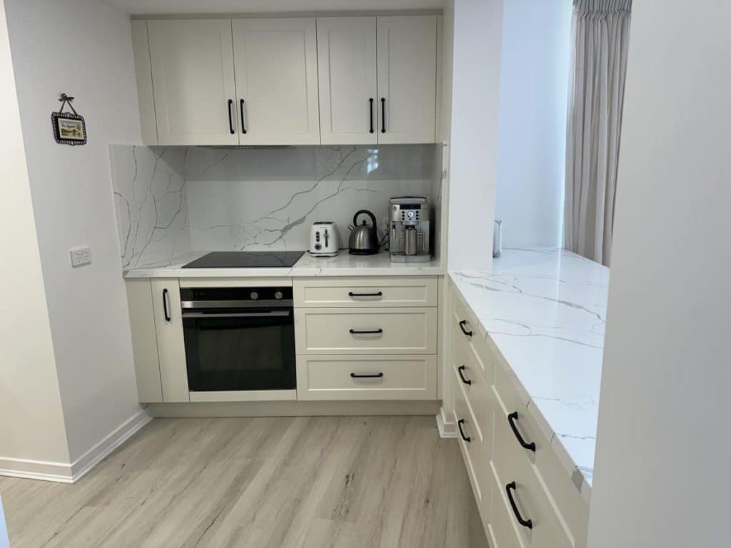 Kitchen renovation Parrearra apartment Queensland